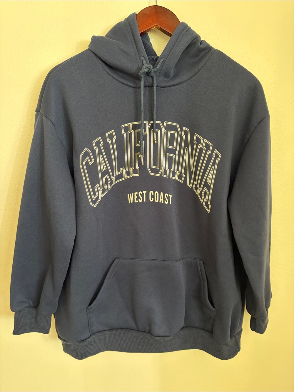 California West Coast Blue Pullover Hooded Sweatshirt